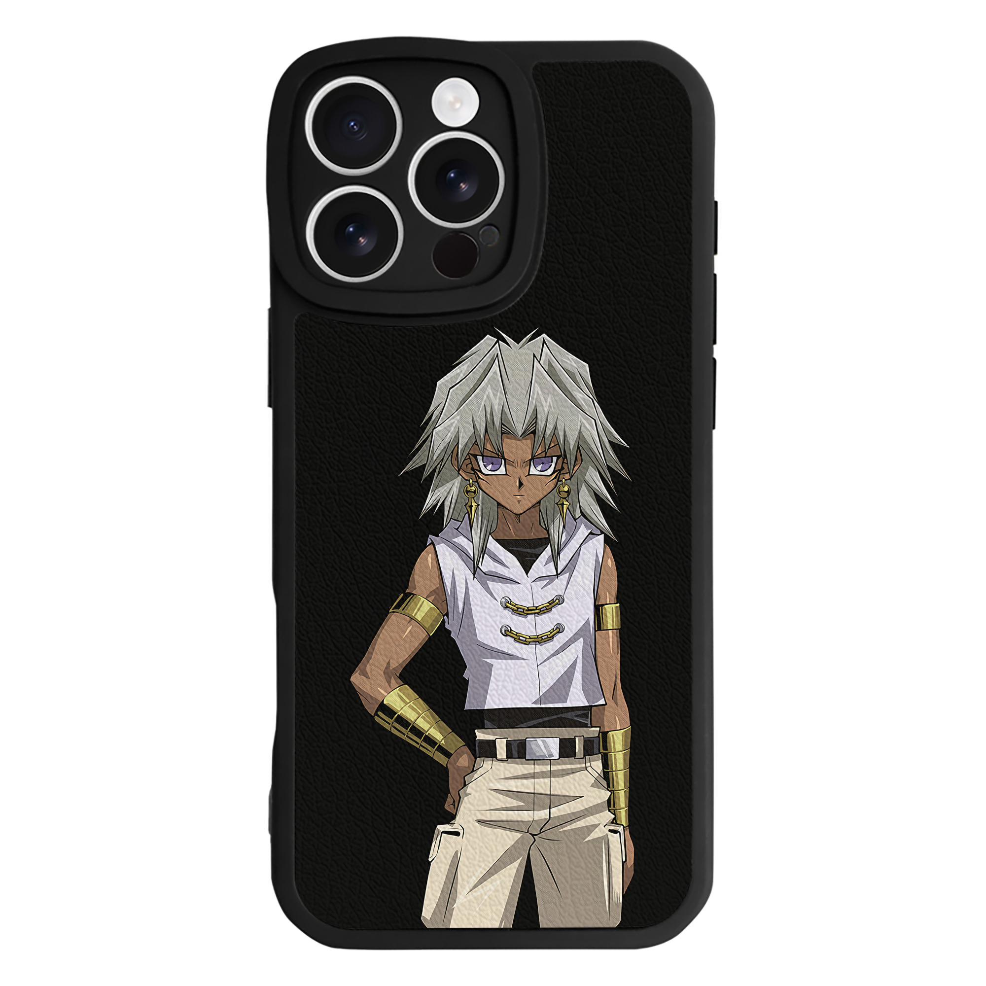 （画像用） 遊☆戯☆王 Yu-Gi-Oh! 【iPhone 16シリーズ対応】シリコンスマホケース（レザー調） 材質：シリコン